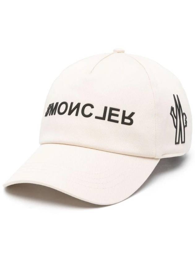 Gabardine Ball Cap Ivory - MONCLER - BALAAN 1