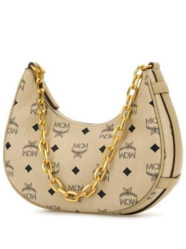 Aren Crescent Shoulder Bag Ivory - MCM - BALAAN 3