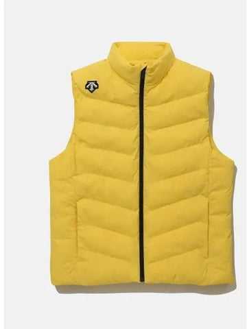 Quilted 3M Featherless Lightweight Padding Vest Yellow SP321SPV91 - DESCENTE - BALAAN 1