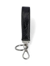 leather key holder black - PRADA - BALAAN.