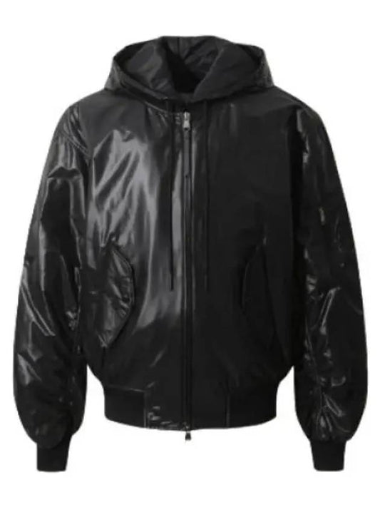 Glossy layered aviation jumper blouson jacket - IRO - BALAAN 1