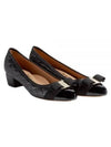 Vara Quilted Pumps Black - SALVATORE FERRAGAMO - BALAAN 2