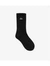 sports socks black - LACOSTE - BALAAN 1