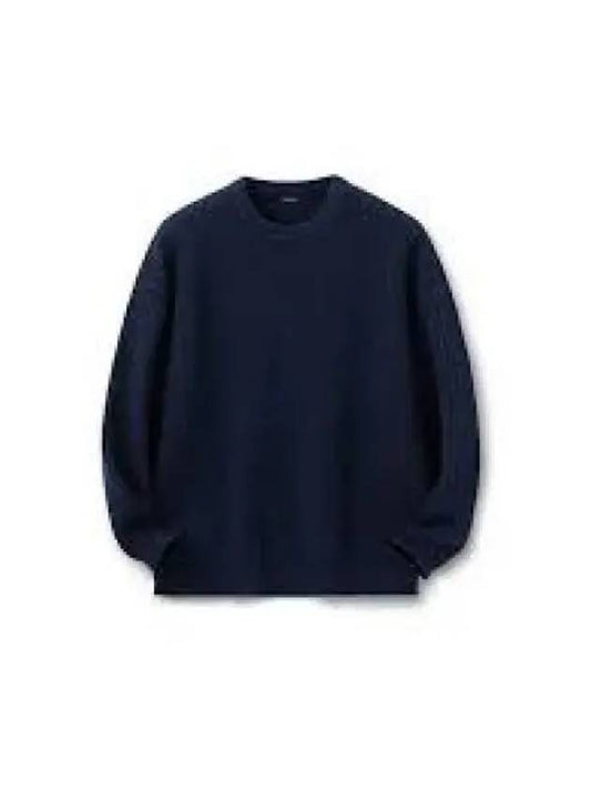 Round Neck Knit Top Ultramarine - MARNI - BALAAN 1