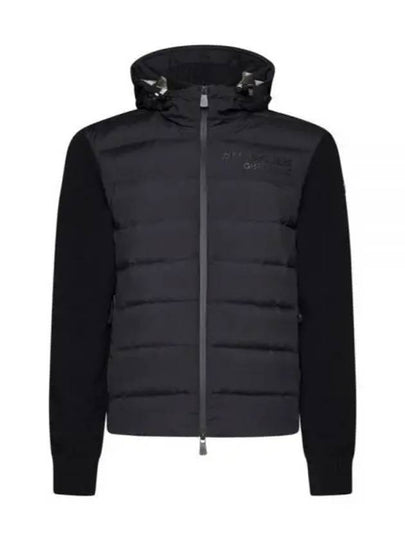 Grenoble Padding Cardigan Black - MONCLER - BALAAN 2