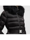 1C00045 59685 999 LEERSIE Fur Hood Buckle Black Long Down Padding - MONCLER - BALAAN 4