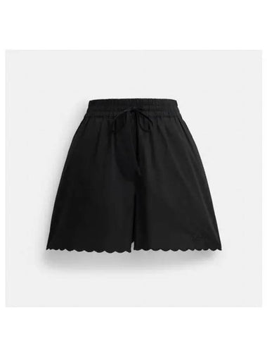 Cotton set shorts in organic CR715 BLK - COACH - BALAAN 1