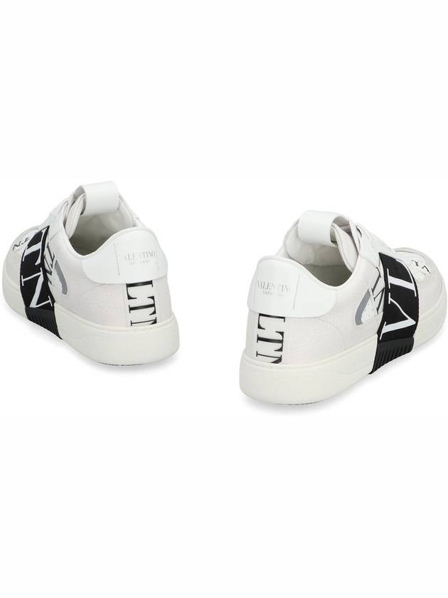 VL7N Band Leather Low Top Sneakers White - VALENTINO - BALAAN 5