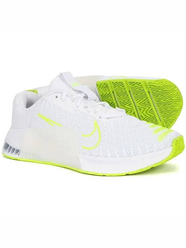 Metcon 9 Work Out Low Top Sneakers White Green - NIKE - BALAAN 3