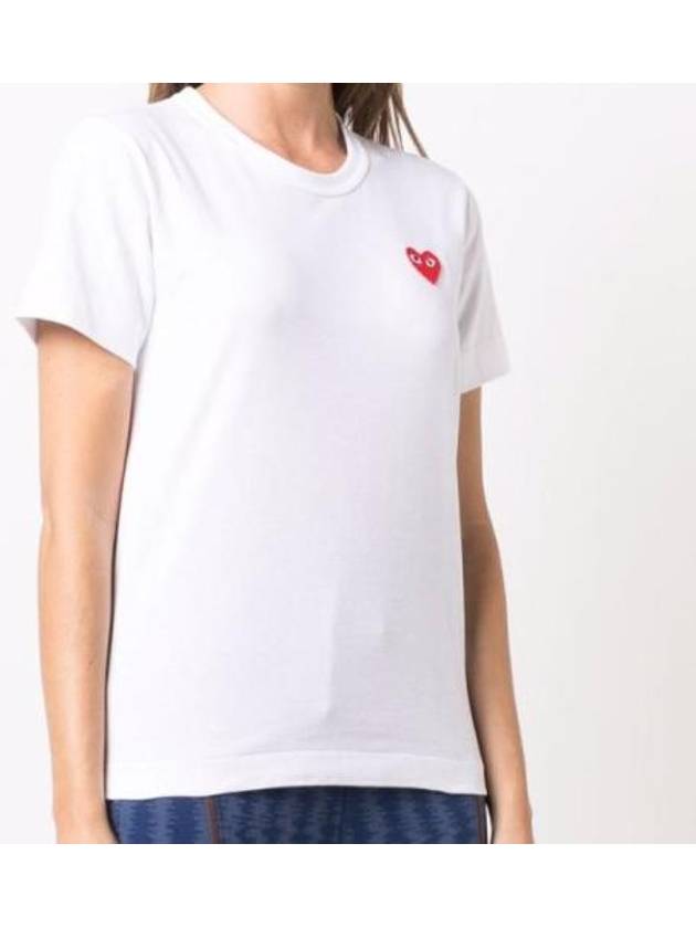 Short Sleeve T Shirt P1T107 White - COMME DES GARCONS - BALAAN 2