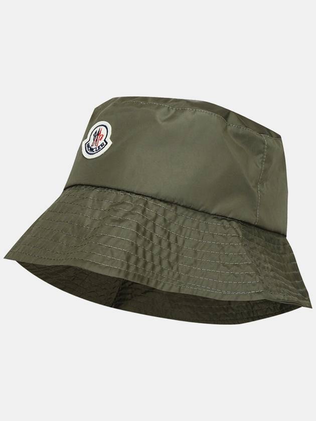 Logo Patch Nylon Bucket Hat 3B00012 54155 839 - MONCLER - BALAAN 3