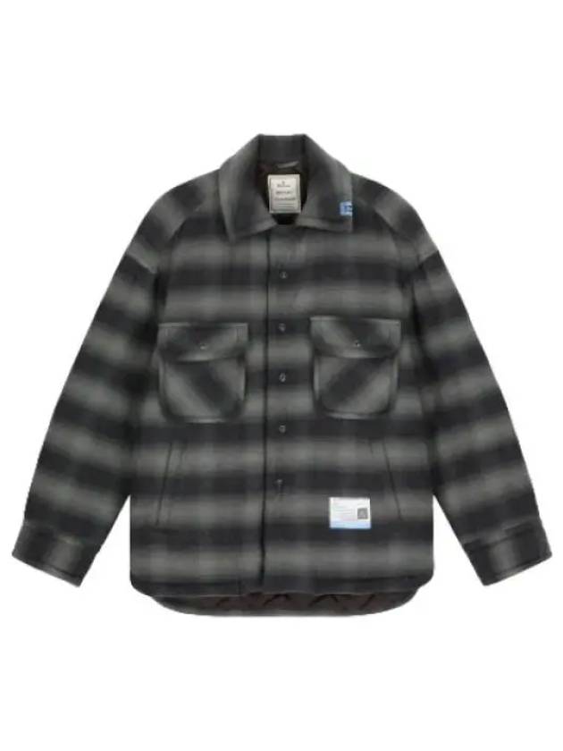 Iro padded check shirt black - MAISON MIHARA YASUHIRO - BALAAN 1