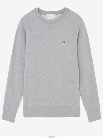 Fox Head Patch Classic Sweatshirt Grey Melange - MAISON KITSUNE - BALAAN 2