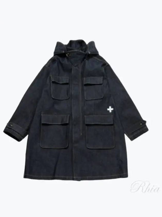 Facet ASM Denim Military Coat MKS CO M06 INDIGO - FACETASM - BALAAN 1