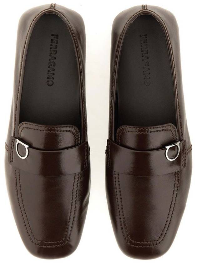 Gancini Ornament Loafer Brown - SALVATORE FERRAGAMO - BALAAN 2