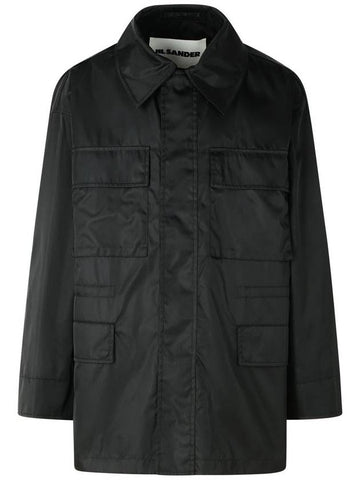 Jil Sander Black Polyamide Jacket - JIL SANDER - BALAAN 1