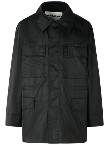 Jil Sander Black Polyamide Jacket - JIL SANDER - BALAAN 1