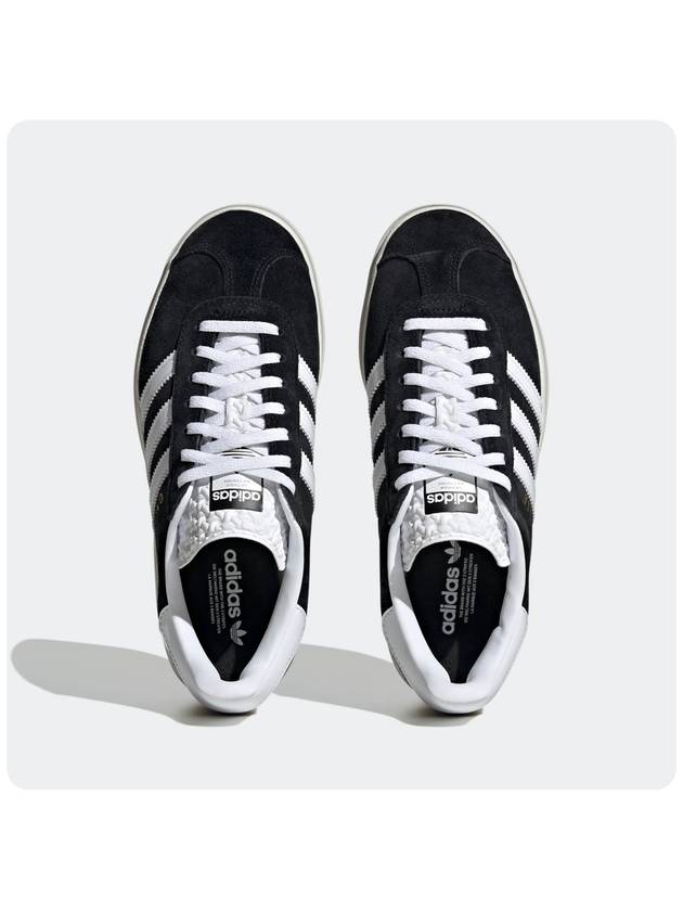 Women's Gazelle Bold Low Top Sneakers Black - ADIDAS - BALAAN 4