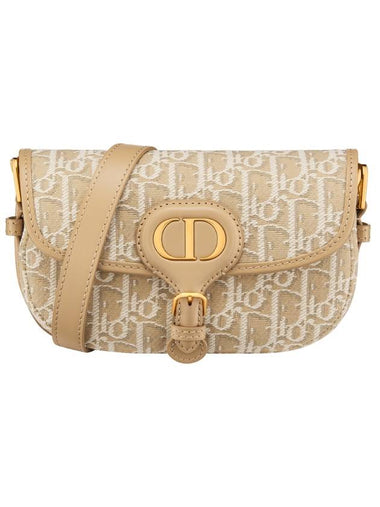 Bobby East West Oblique Jacquard Shoulder Bag Beige - DIOR - BALAAN 1