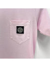 Kids Logo Patch Pocket Short Sleeve T Shirt 6 8 Pink 801620347 V0080 - STONE ISLAND - BALAAN 4