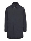 Micro Twill Single Coat Navy - STONE ISLAND - BALAAN 2