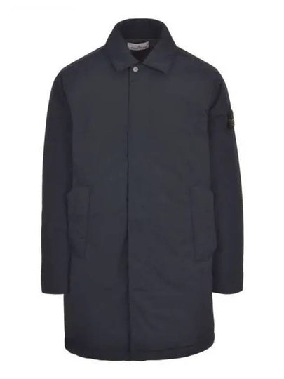 Micro Twill Single Coat Navy - STONE ISLAND - BALAAN 2