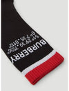 Coordinated Striped Cuff Logo Intarsia Knit Socks - BURBERRY - BALAAN 4