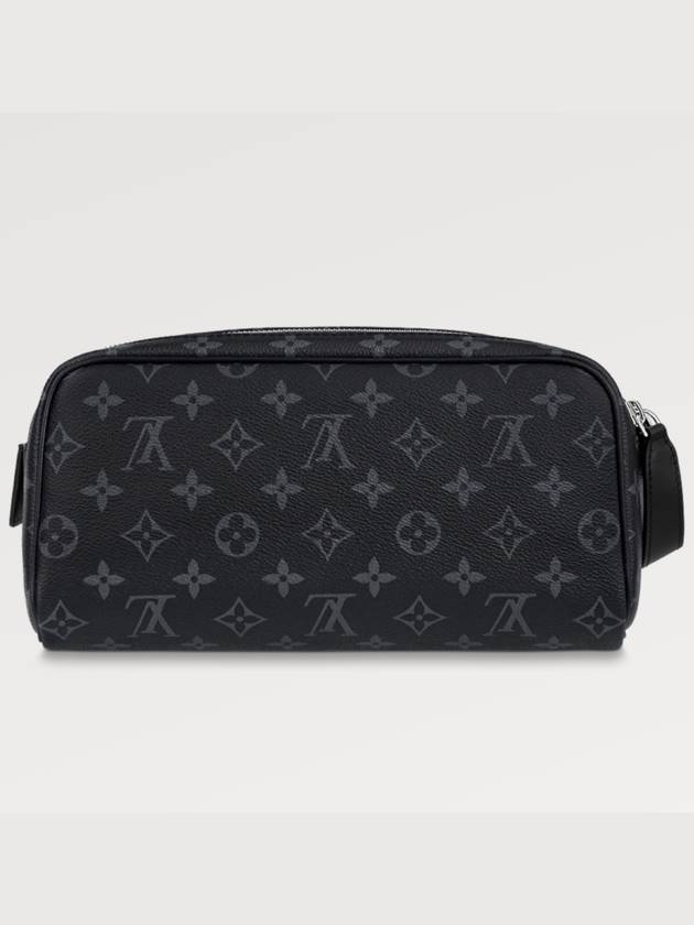 Dopp Kit Monogram Eclipse Pouch Bag Black - LOUIS VUITTON - BALAAN 5