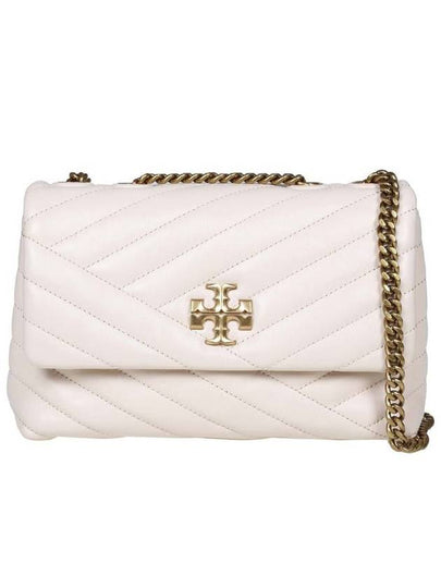 Kira Chevron Convertible Strap Small Shoulder Bag New Cream - TORY BURCH - BALAAN 2