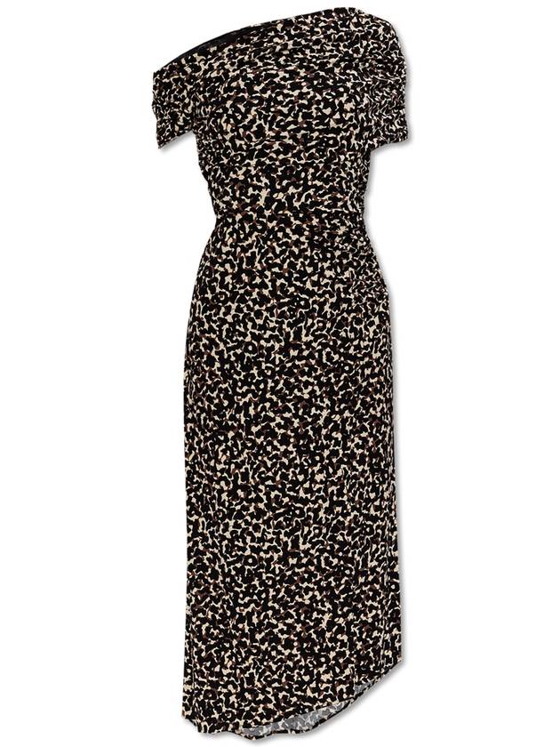 Diane Von Furstenberg Dress Agustin Midi, Women's, Black - DIANE VON FURSTENBERG - BALAAN 1