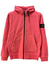 Waffen Patch Zip Up Hoodie Pink - STONE ISLAND - BALAAN 1