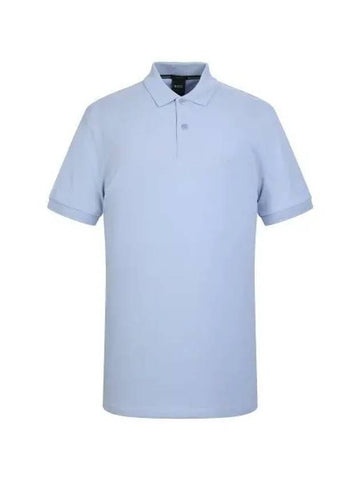 Cotton short sleeve polo shirt regular fit 50507583 527 - BOSS - BALAAN 1