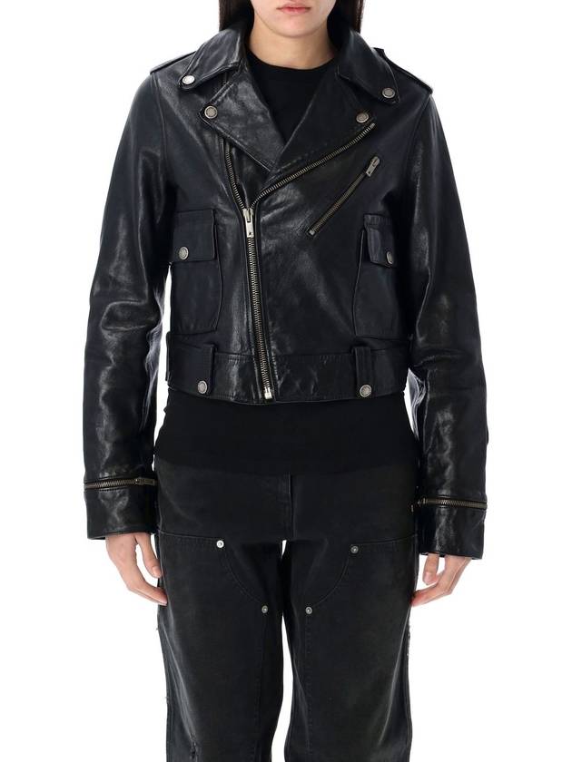 Nevada leather biker jacket - GOLDEN GOOSE - BALAAN 1