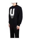 black print sweatshirt UC2B98041 BLACK - UNDERCOVER - BALAAN 1