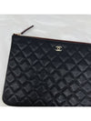 Classic Gold Hardware Caviar Large Calfskin Clutch Bag Black - CHANEL - BALAAN 3