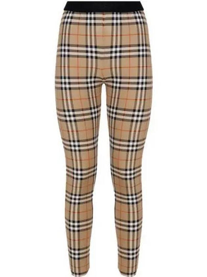 Women's Vintage Check Leggings Beige - BURBERRY - BALAAN 2