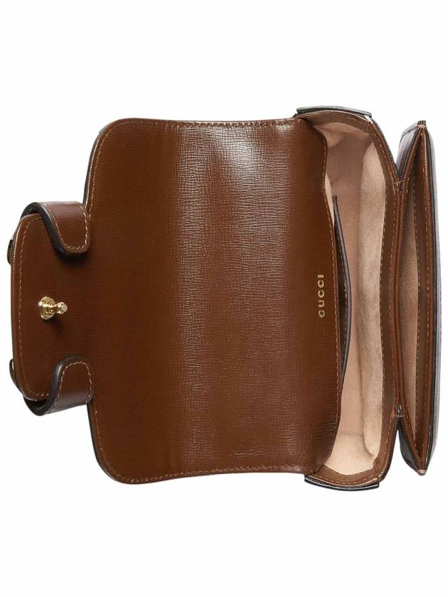 Horsebit 1955 Mini Top Handle Cross Bag Beige Brown - GUCCI - BALAAN 6