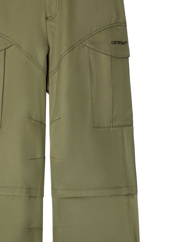 Cargo straight pants army green - OFF WHITE - BALAAN 3