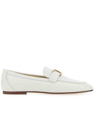 T Timeless Leather Loafers White - TOD'S - BALAAN 2