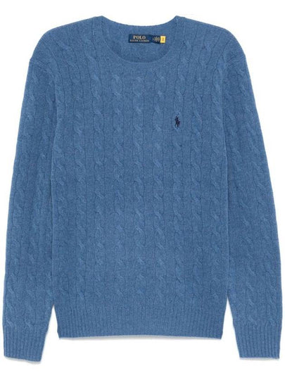 Polo Ralph Lauren Blue Knitted Wool Sweater - POLO RALPH LAUREN - BALAAN 2