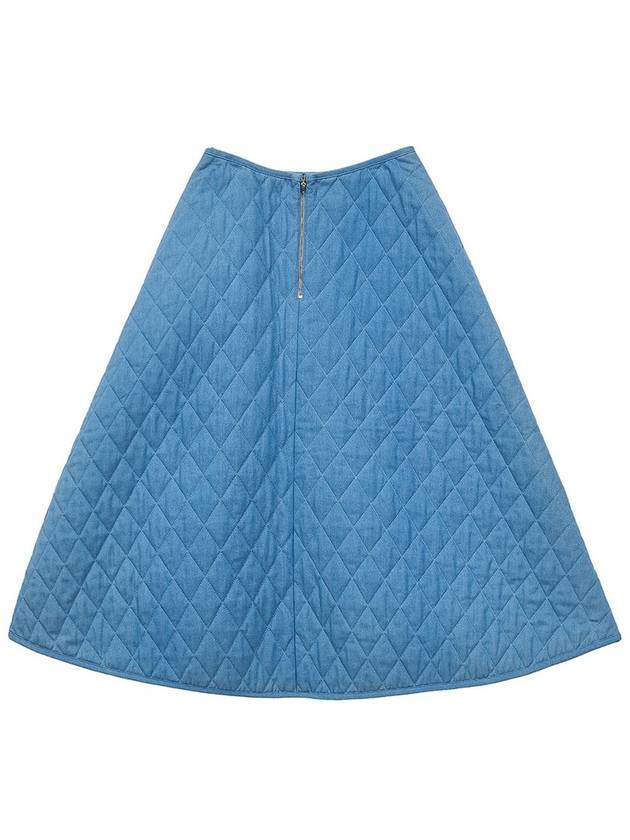 DENIM QUITING SKIRT BL quilting blue - TIBAEG - BALAAN 6