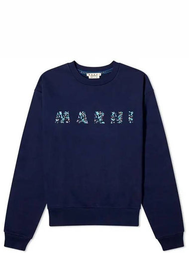 Men s Logo Sweatshirt Blue Keanite FUMU00FUMU0074PD USCW22 FLB954PDUSCW22FLB95 1201834 - MARNI - BALAAN 1