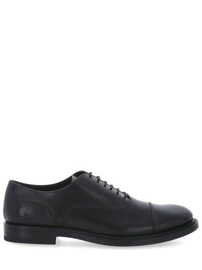 Men's Smooth Leather Lace-Up Oxford Black - TOD'S - BALAAN 2