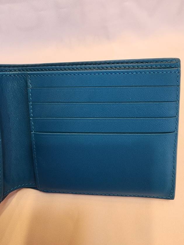 Intrecciato Bifold Half Wallet Light Blue - BOTTEGA VENETA - BALAAN 7