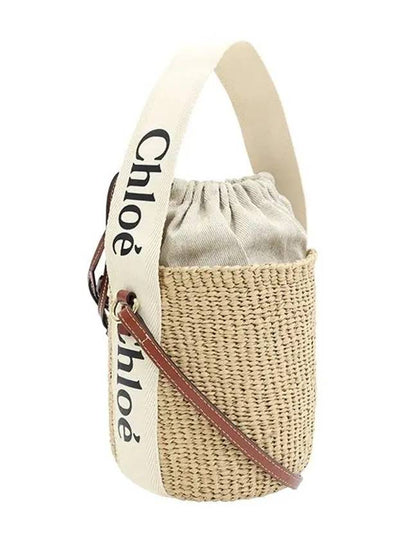 small woody logo bucket bag beige - CHLOE - BALAAN 2