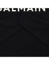 Logo Print Cotton Cropped Short Sleeve T-shirt Black - BALMAIN - BALAAN 9