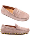 Gommino Bubble Suede Driving Shoes Beige - TOD'S - BALAAN 3