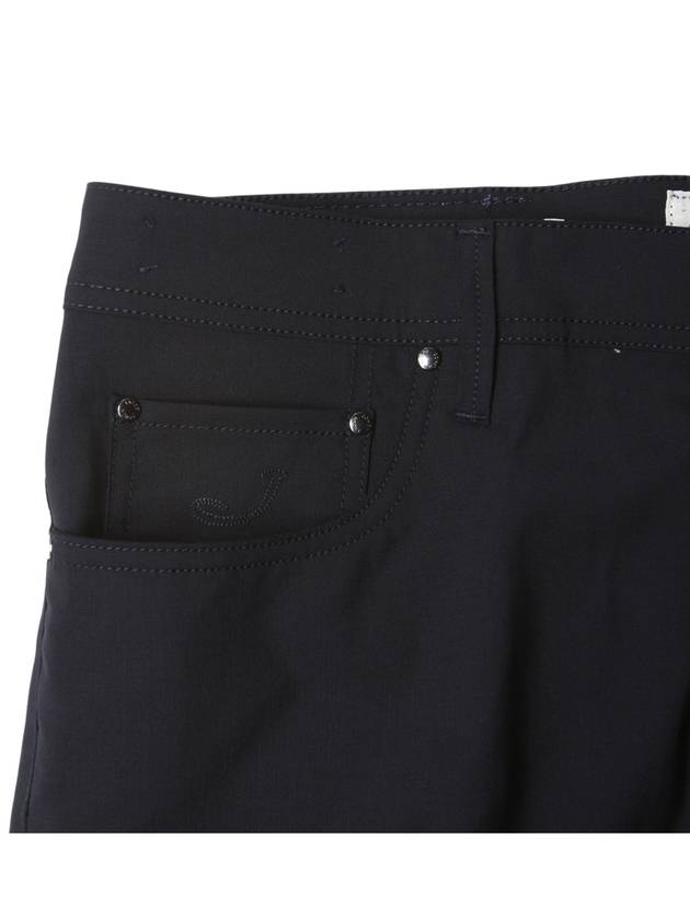 688 Comfort Wool Dark Navy Pants - JACOB COHEN - BALAAN 3