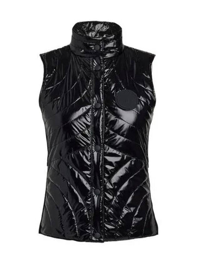 Women's Quilted Nylon Merino Wool Line Vest Black - G/FORE - BALAAN 2