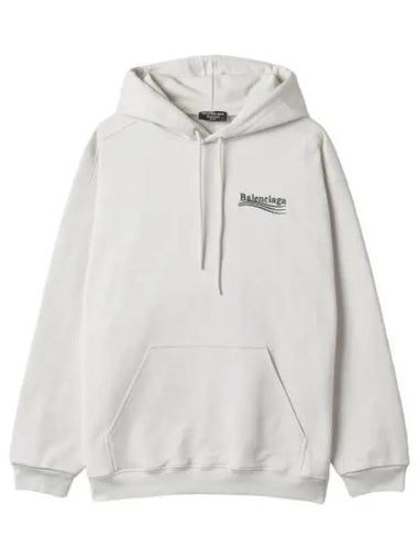 Political Wave Logo Hood White - BALENCIAGA - BALAAN 1